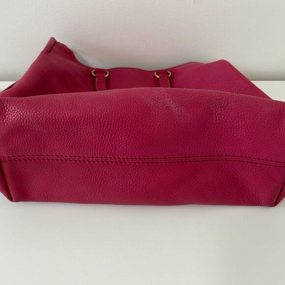 Authentic Prada Large Leather Tote Bag with Strap - Picture 5 of 14